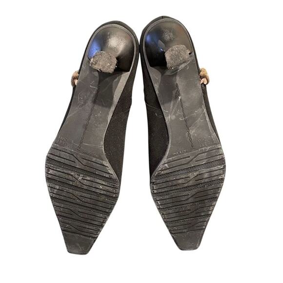 Stuart Weitzman Women's Black Suede Ankle Boots Size 8.5 Zip Closure - Picture 7 of 12